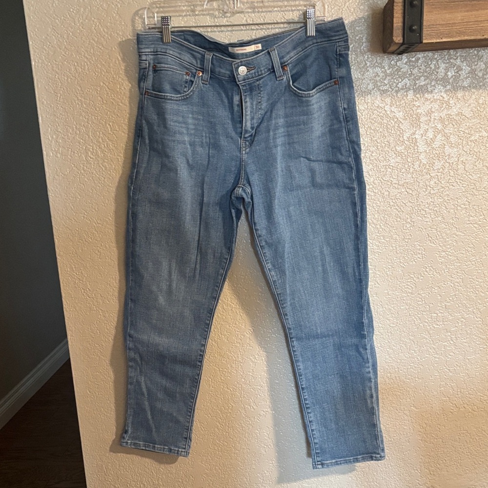 Levi's Light Blue Ankle Jeans